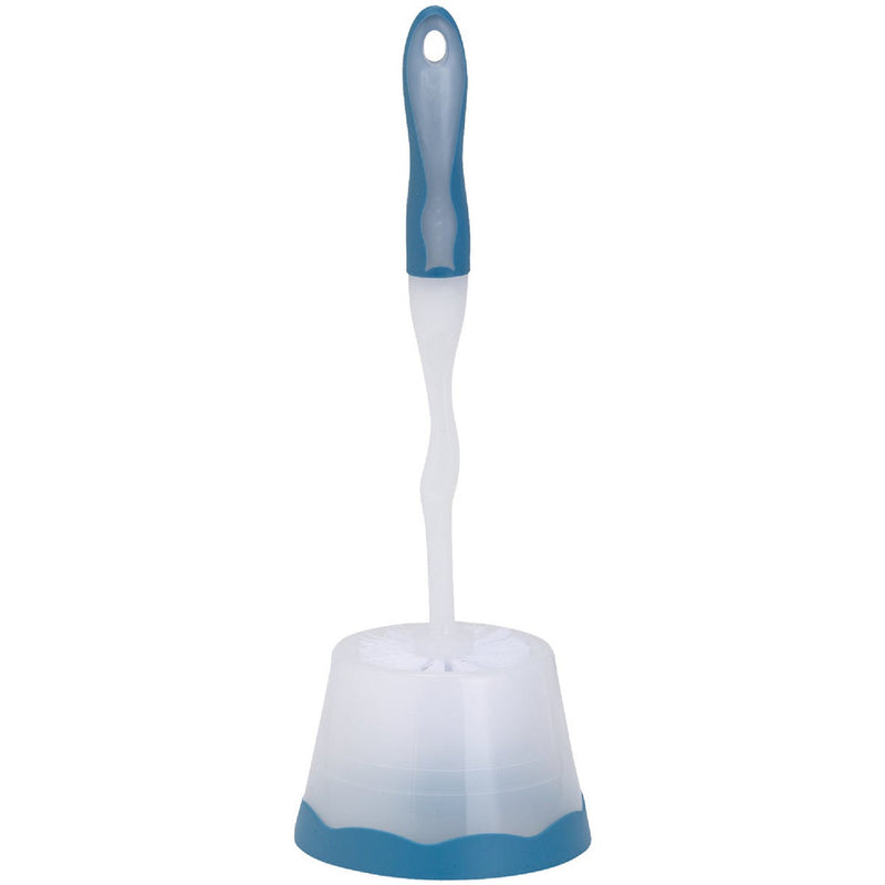 DX08 21 In. Polypropylene Bristle Toilet Bowl Brush Set With Caddy 616211 616211