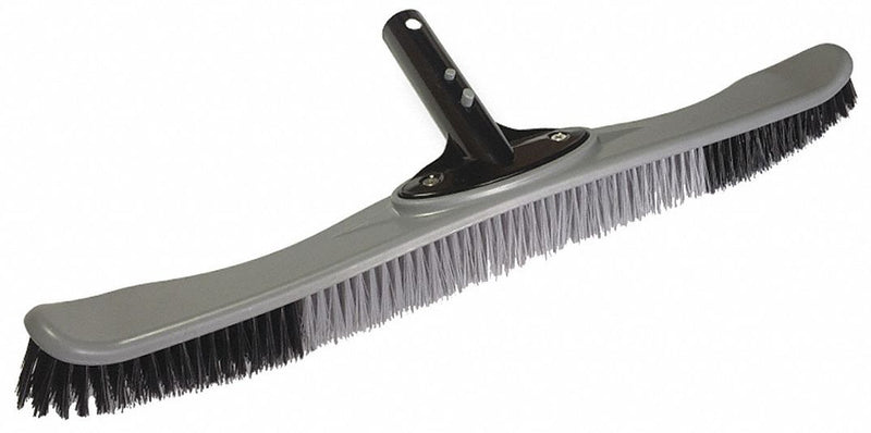 DX08 Jed Pool Tools Pool Brush,Al,Black-Gray-Enameled,18" L  70-292 ZO-G6675632