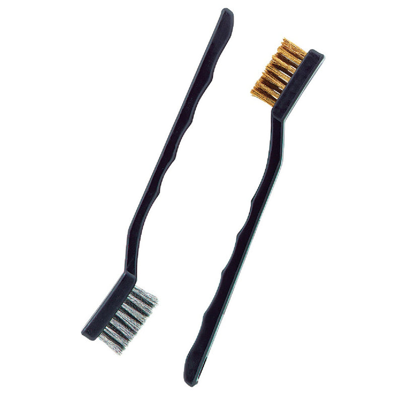 DX08 Do it Best Brass & Stainless Steel Bristle Utility Brushes (2-Pack) 092927 414018