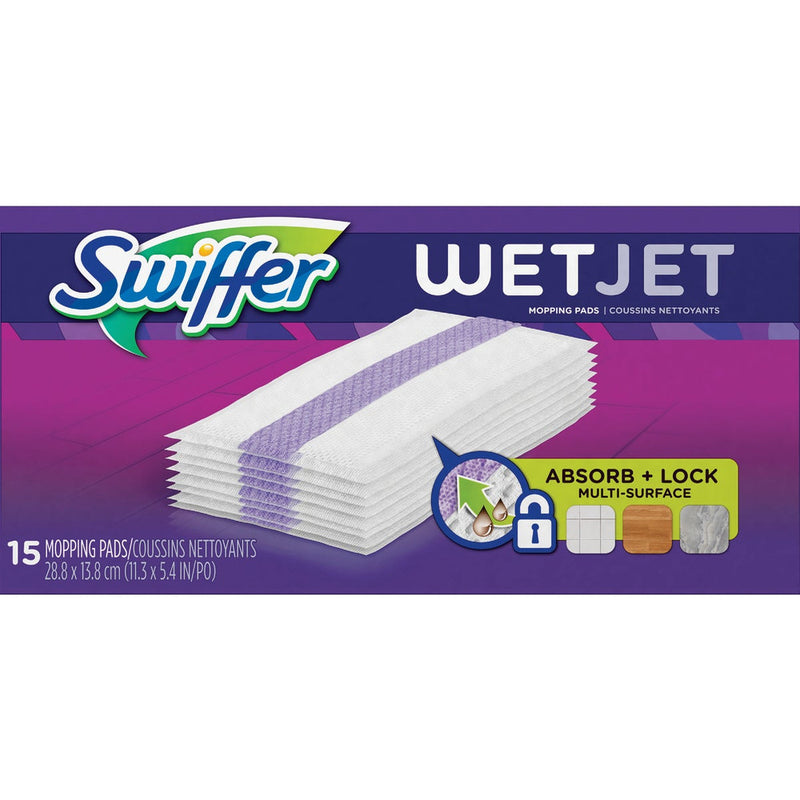 DX08 Swiffer WetJet Wet Cloth Mop Refill (15-Count) 99042 602943