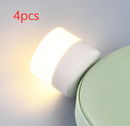 SK708-USB Plug Lamp Computer Mobile Power Charging USB Small Book Lamps LED Eye Protection Reading Light Small Round Light Night