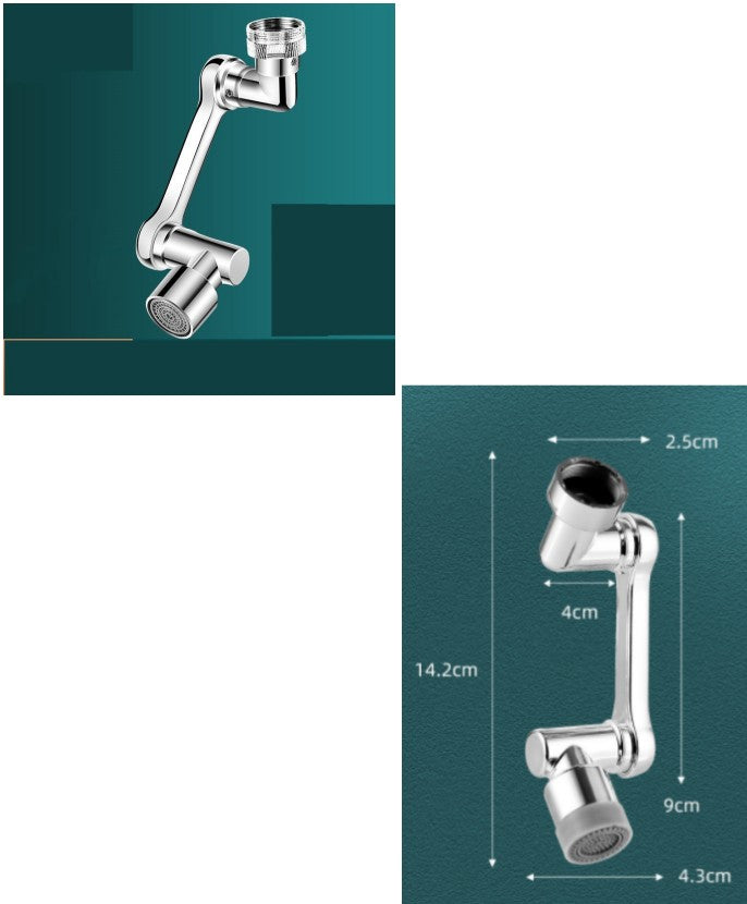 SK767-Universal Faucet Washbasin Multifunctional 1080 Degree Rotation Splash Proof