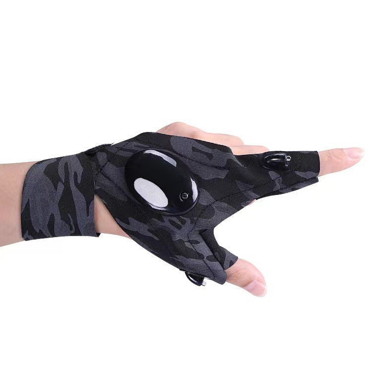SK790-Luminous LED Fishing Gloves With Light