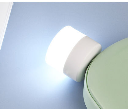 SK708-USB Plug Lamp Computer Mobile Power Charging USB Small Book Lamps LED Eye Protection Reading Light Small Round Light Night