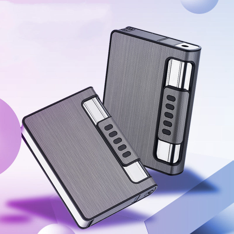 SK727-Anti-compression Automatic Cigarette Case Inflatable Lighter