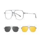 SK820-Aluminum Magnesium Set Polarizing Mirror Large Frame Sunglasses