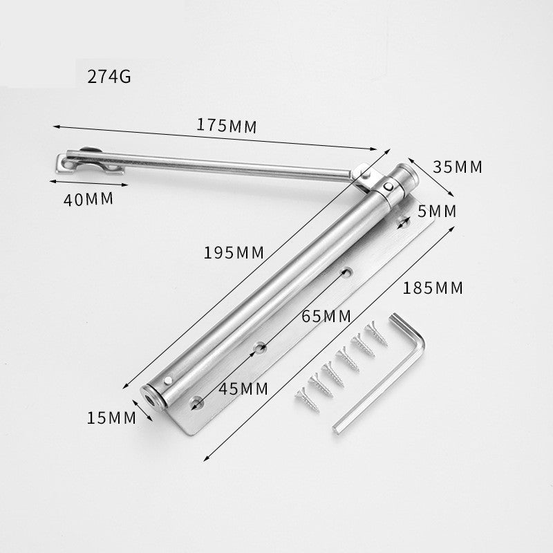 SK877-Door Closer Automatic Simple Outward Opening Hydraulic Buffer