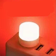 SK708-USB Plug Lamp Computer Mobile Power Charging USB Small Book Lamps LED Eye Protection Reading Light Small Round Light Night