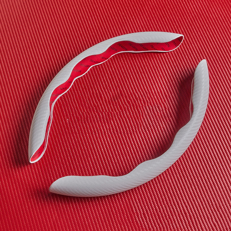 SK746-Carbon Fiber Pattern Car Steering Wheel Cover