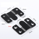 SK706-Stainless Steel Concealed Photo Frame Hanging Buckle Black Thickening