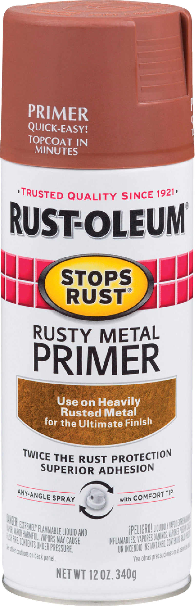 WL01 Rust-Oleum Rust-Oleum 12 Oz. Brown Rusty Metal Spray Primer