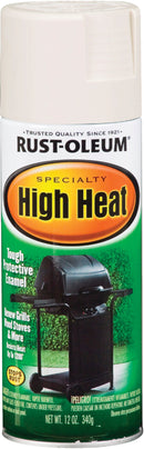 WL01 Rust-Oleum Rust-Oleum White Satin 12 Oz. High Heat Spray Paint