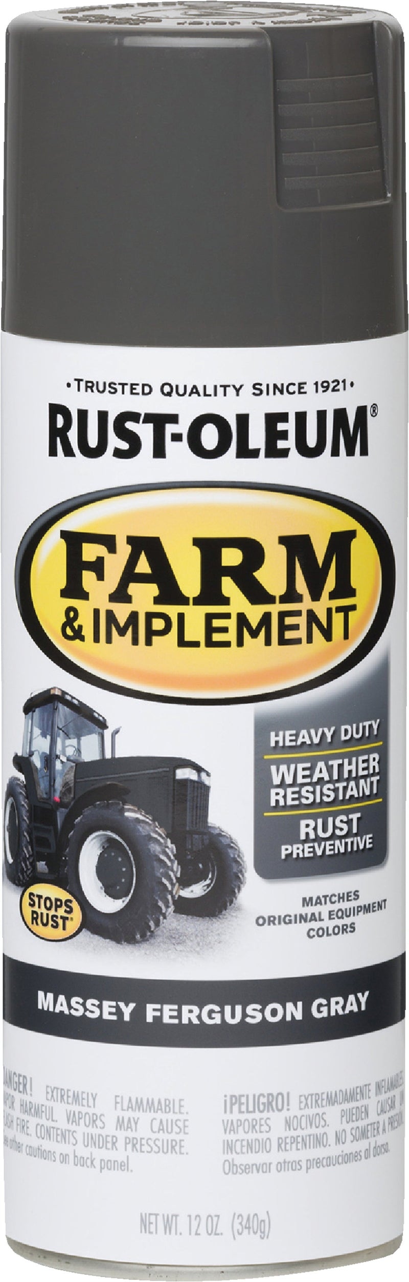 WL01 Rust-Oleum Rust-Oleum 12 Oz. Massey Ferguson Gray Farm & Implement Spray Paint