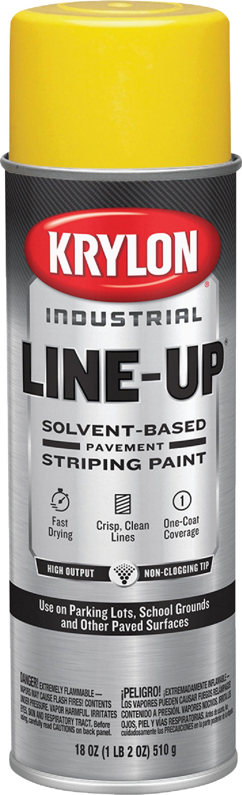 WL01 Krylon Krylon Industrial 8301 SB Highway Yellow Striping Paint