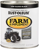 WL01 Rust-Oleum Rust-Oleum 1 Quart Black Low Gloss Farm & Implement Enamel