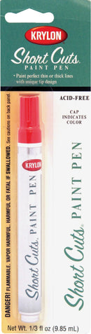 WL01 Krylon Krylon Short Cuts 1/3 Fl Oz Glow Orange Gloss Paint Pen