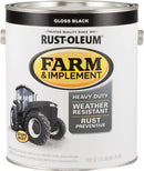 WL01 Rust-Oleum Rust-Oleum 1 Gallon Black Gloss Farm & Implement Enamel