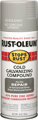 WL01 Rust-Oleum Rust-Oleum Stops Rust Gray Galvanized 16 Oz. Anti-Rust Spray Paint