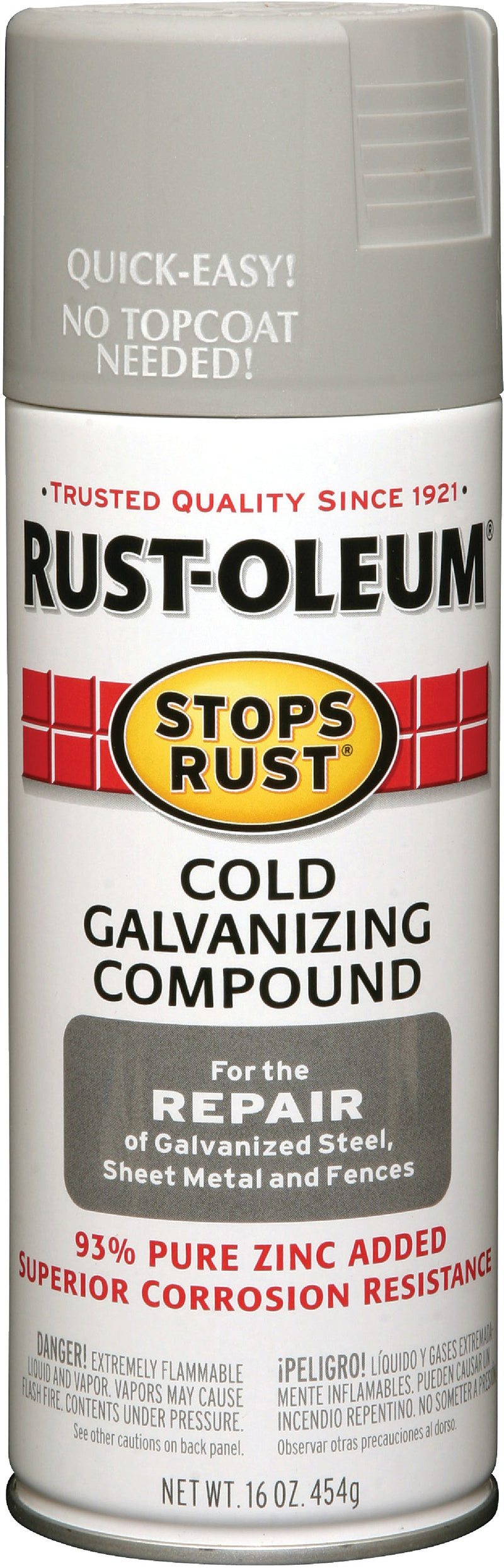 WL01 Rust-Oleum Rust-Oleum Stops Rust Gray Galvanized 16 Oz. Anti-Rust Spray Paint