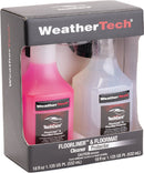 WL01 WeatherTech WeatherTech TechCare 18 Oz. Liquid Floorliner & Floormat Auto Interior Cleaner and 18 Oz. Liquid Protector Kit (2-Pack)