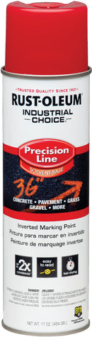 WL01 Rust-Oleum Rust-Oleum Industrial Choice Red 17 Oz. Inverted Marking Spray Paint
