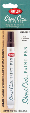 WL01 Krylon Krylon Short Cuts 1/3 Fl Oz Espresso Gloss Paint Pen