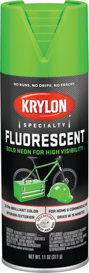 WL01 Krylon Krylon 11 Oz. Fluorescent Spray Paint, Green