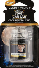 WL01 Yankee Candle Yankee Candle Car Jar Ultimate Car Air Freshener, Midsummer's Night