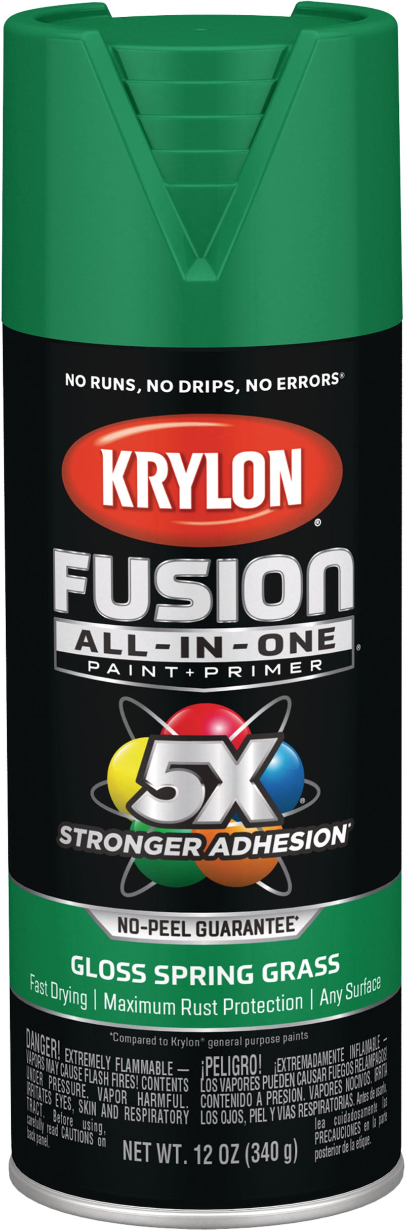 WL01 Krylon Krylon Fusion All-In-One Gloss Spray Paint & Primer, Spring Grass