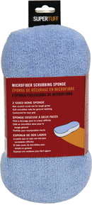 WL01 Trimaco Trimaco SuperTuff 4 In. W x 8-1/2 In. L 2-Sided Microfiber Car Wash Sponge