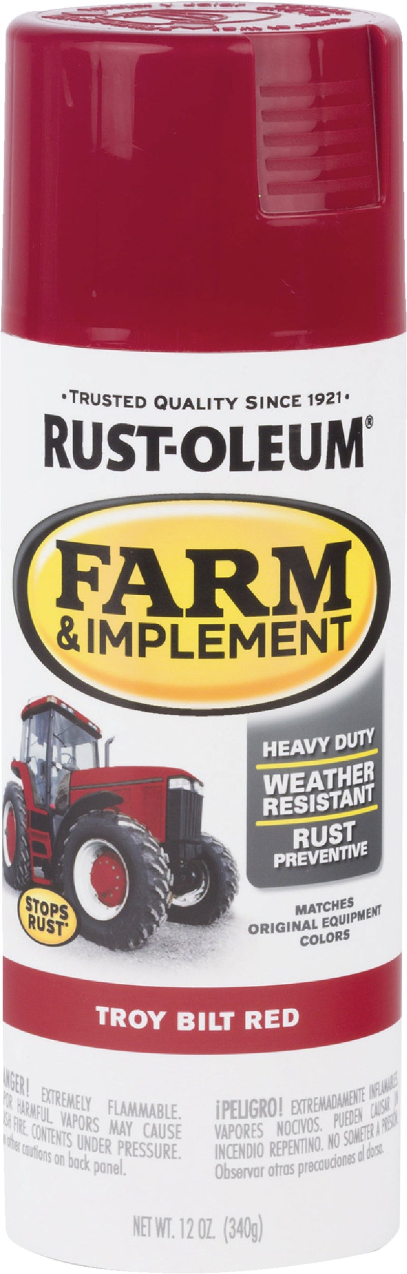 WL01 Rust-Oleum Rust-Oleum 12 Oz. Troy-Bilt Red Farm & Implement Spray Paint