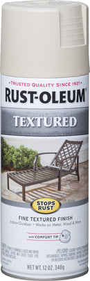 WL01 Rust-Oleum Rust-Oleum Stops Rust 12 Oz. Textured Finish Spray Paint, White