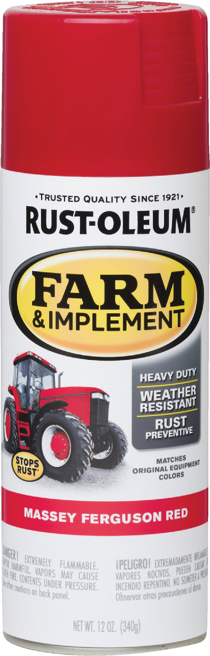 WL01 Rust-Oleum Rust-Oleum 12 Oz. Massey Ferguson Red Farm & Implement Spray Paint