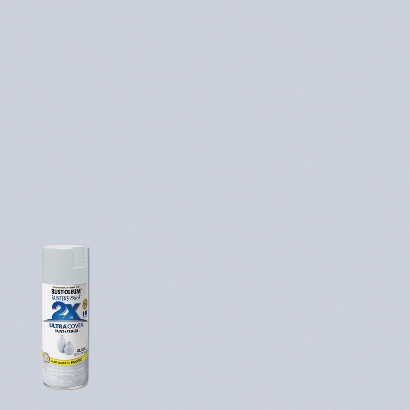 WL01 Rust-Oleum Rust-Oleum Painter's Touch 2X Ultra Cover 12 Oz. Gloss Paint + Primer Spray Paint, Solstice Blue