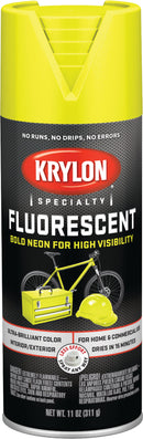 WL01 Krylon Krylon 11 Oz. Fluorescent Spray Paint, Lemon Yellow