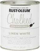WL01 Rust-Oleum Rust-Oleum Chalked Linen White Ultra Matte 30 Oz. Chalk Paint