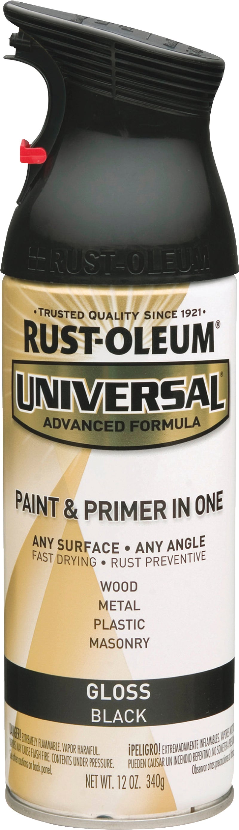 WL01 Rust-Oleum Rust-Oleum Universal 12 Oz. Gloss Black Paint