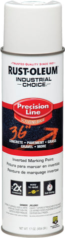 WL01 Rust-Oleum Rust-Oleum Industrial Choice White 17 Oz. Inverted Marking Spray Paint