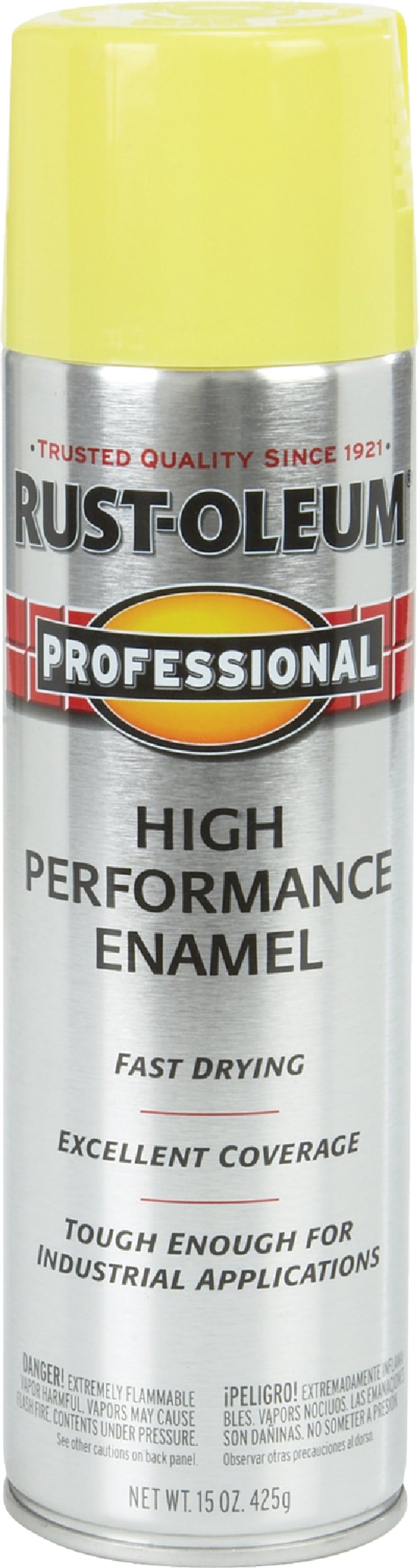 WL01 Rust-Oleum Rust-Oleum Professional 15 Oz. Gloss Industrial Enamel Spray Paint, Safety Yellow
