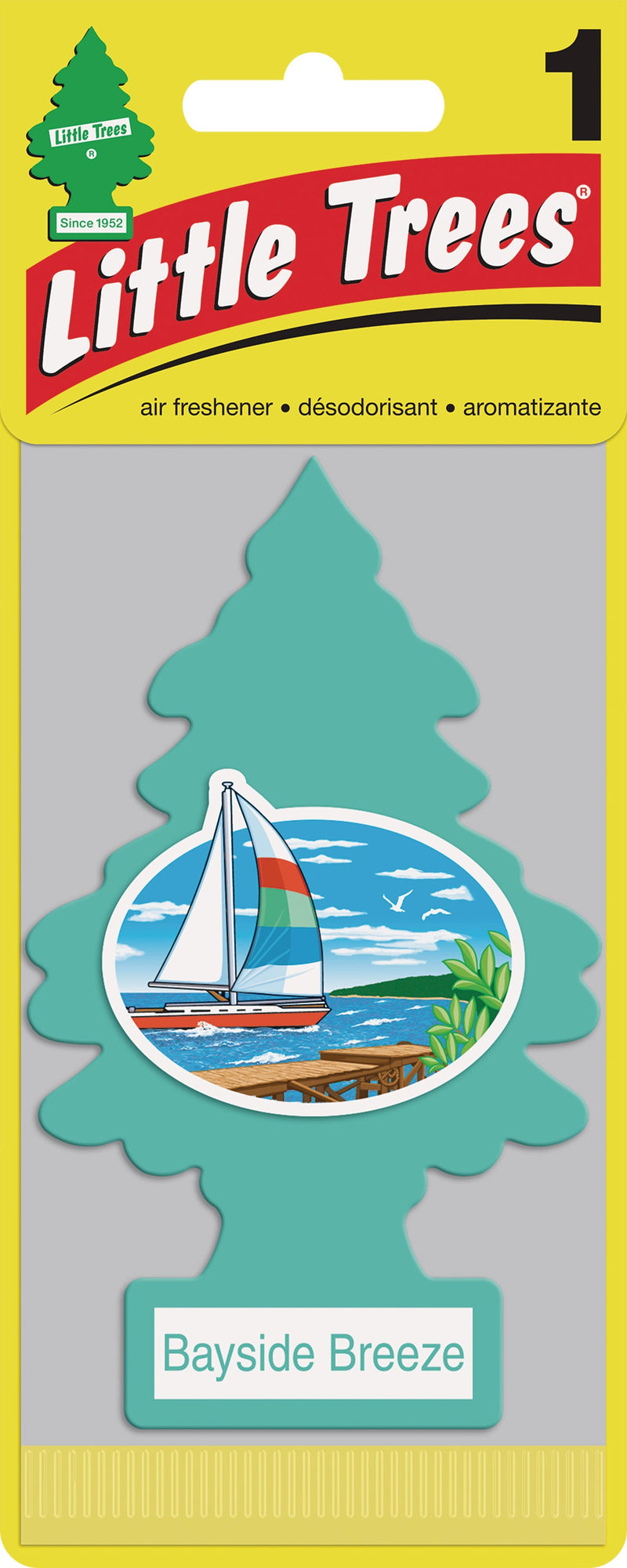 WL01 Little Trees Little Trees Car Air Freshener, Bayside Breeze