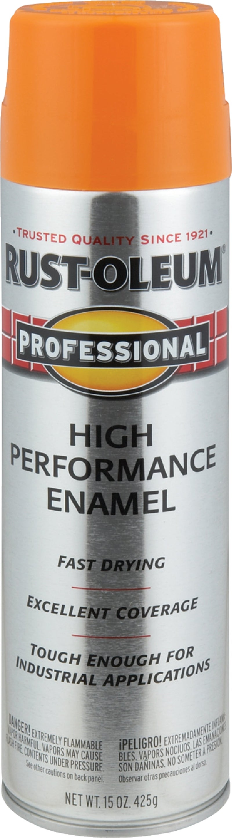 WL01 Rust-Oleum Rust-Oleum Professional 15 Oz. Gloss Industrial Enamel Spray Paint, Safety Orange