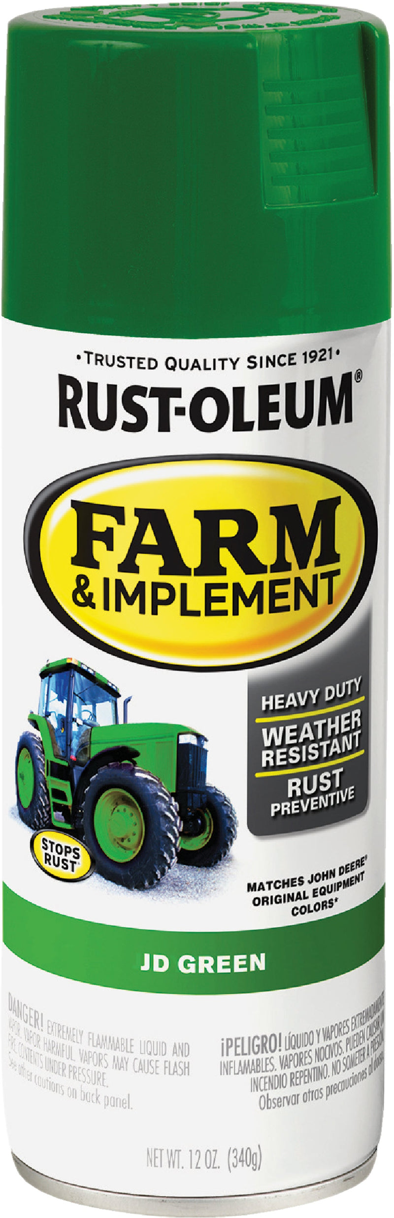 WL01 Rust-Oleum Rust-Oleum 12 Oz. JD Green Farm & Implement Spray Paint