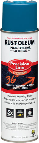 WL01 Rust-Oleum Rust-Oleum Industrial Choice Blue 17 Oz. Inverted Marking Spray Paint