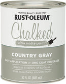 WL01 Rust-Oleum Rust-Oleum Chalked Country Gray Ultra Matte 30 Oz. Chalk Paint