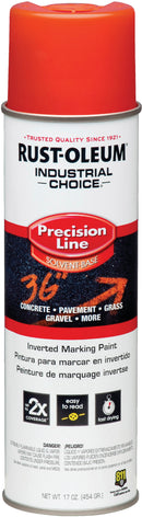 WL01 Rust-Oleum Rust-Oleum Industrial Choice Fluorescent Red 17 Oz. Inverted Marking Spray Paint