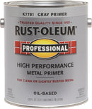WL01 Rust-Oleum Rust-Oleum Professional Oil-Based Flat VOC Formula Metal Primer, Gray, 1 Gal.