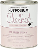 WL01 Rust-Oleum Rust-Oleum Chalked Blush Pink Ultra Matte 30 Oz. Chalk Paint