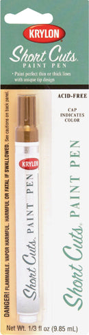 WL01 Krylon Krylon Short Cuts 1/3 Fl Oz Gold Leaf Gloss Paint Pen