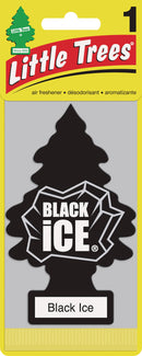 WL01 Little Trees Little Trees Car Air Freshener, Black Ice