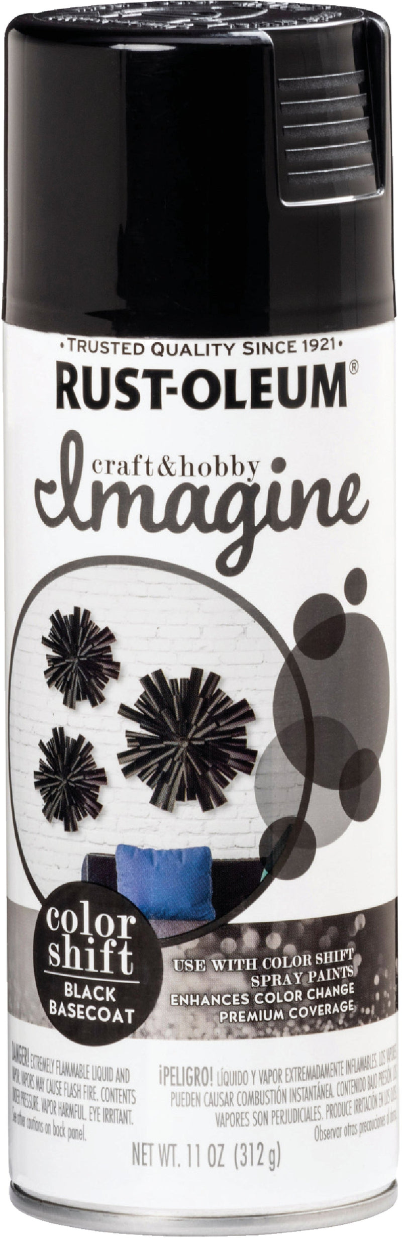 WL01 Rust-Oleum Rust-Oleum 11 Oz. Black Base Imagine Craft & Hobby Color Shift Spray Paint